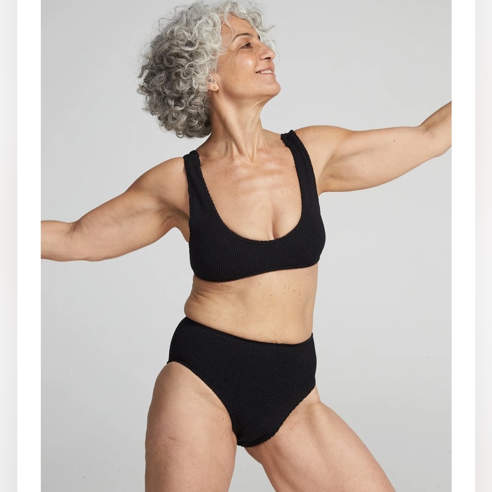 You Swim Eva High Waist Two-Piece. Black.